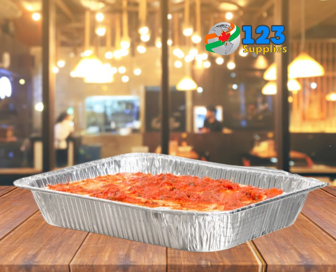 ALUMINUM STEAM TABLE PANS - PACTIV- FULL SIZE - MEDIUM 2.1" (UNIT)