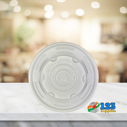 PAPER SOUP CONTAINER LIDS - 8 - 16 OZ (500)